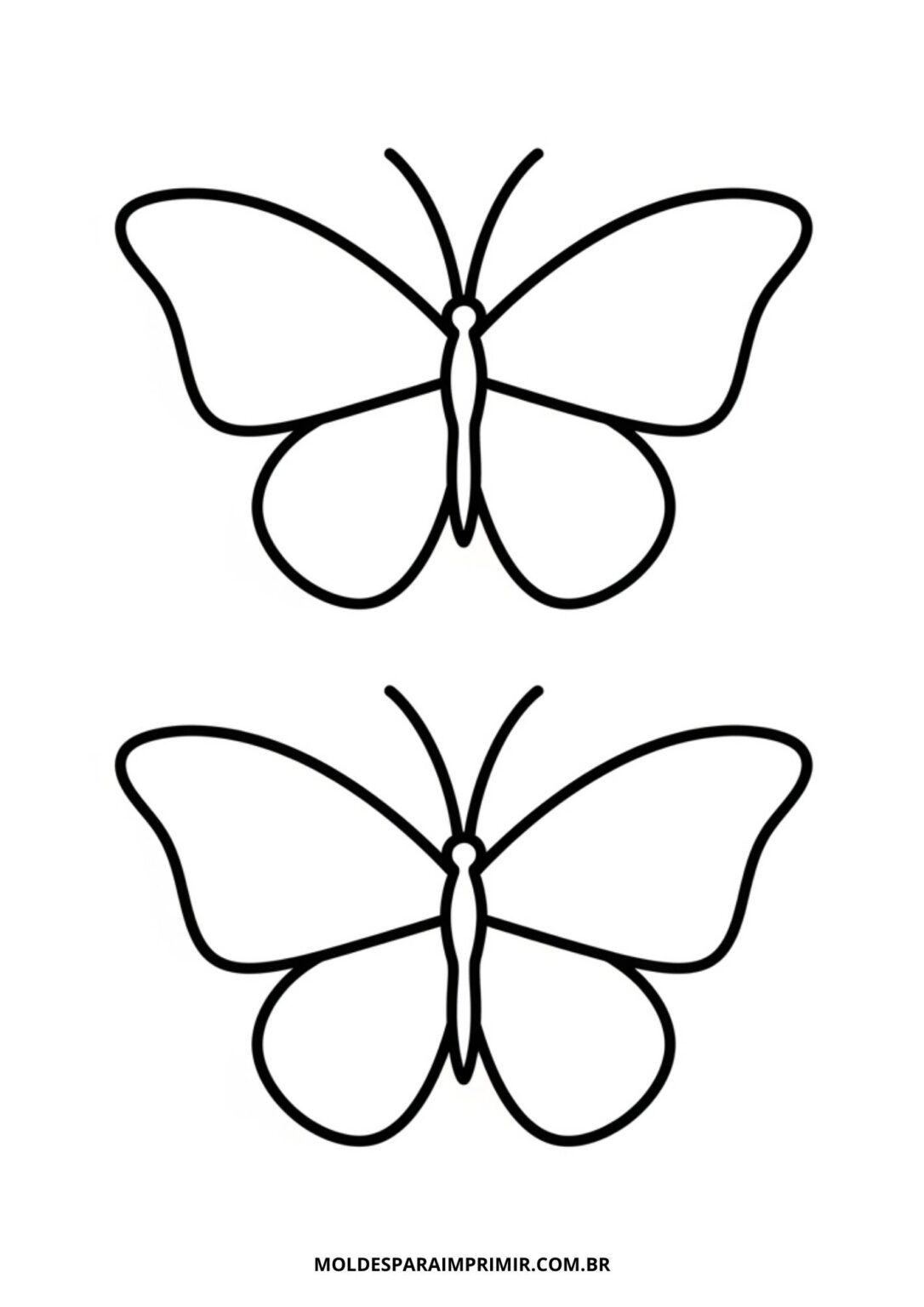 97 Moldes de Borboleta para imprimir